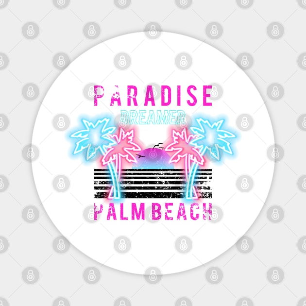 Paradise Dreamer Palm Beach Magnet by NJORDUR
